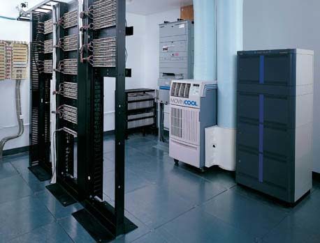 OP24 portable air conditioner in a Telecom-Room