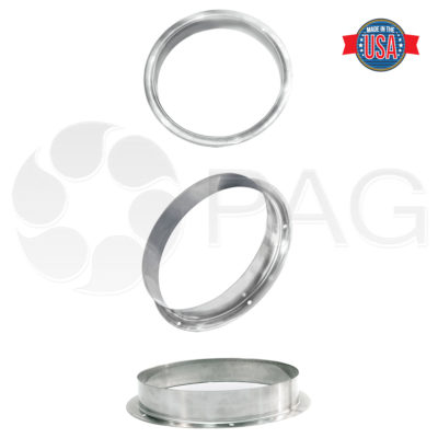 Picture of the Stainless Steel Flanges used by KwiKool KBA, KBP, and KBIO machines