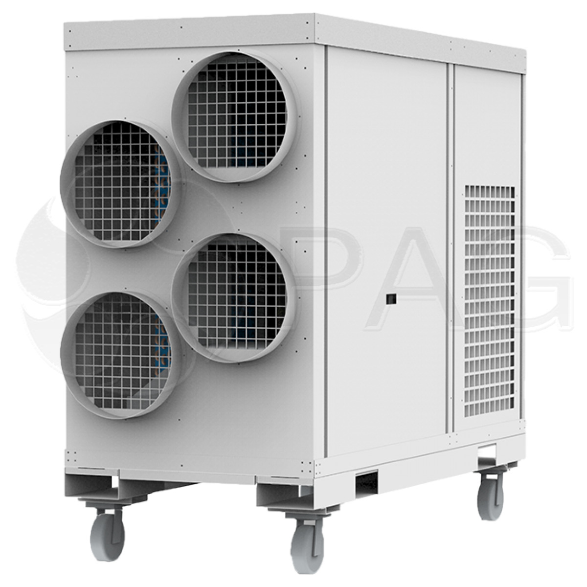 The Airrex AHSC-140-220-3 heat pump 