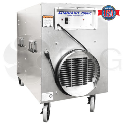 Omnitec OmniAire2000C portable HEPA air filtration system