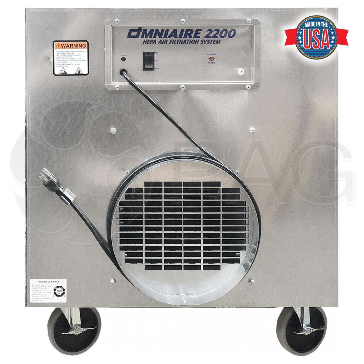 Lowest price on OmniAire 2200C HEPA Air Machine Free Shipping
