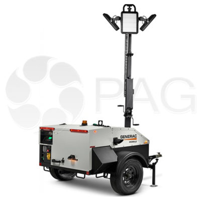 Generac MLT4060-MVD LED Light Tower with power source - illuminates 19,526 ft2